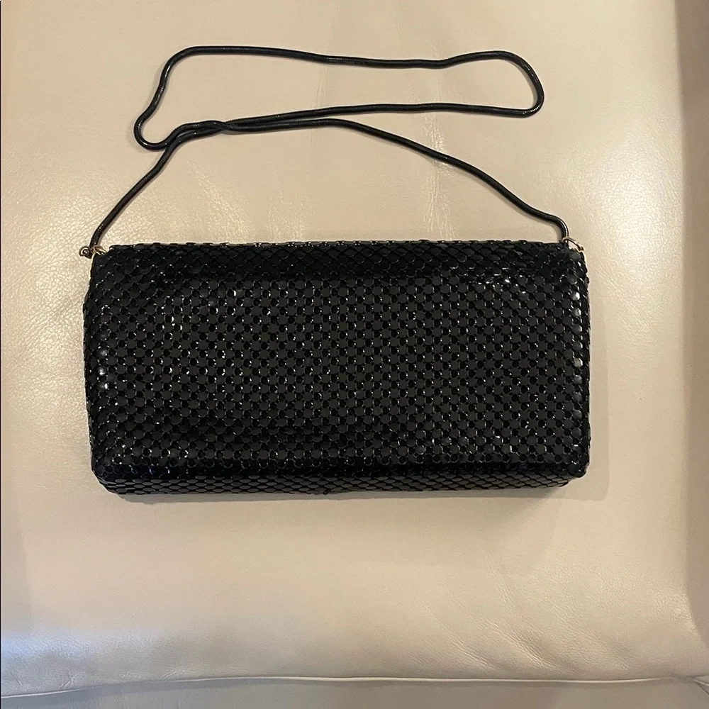 Chic Black and Gold Evening Clutch‎